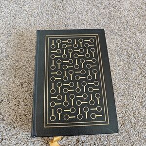 Black and Gold Hardcover Book